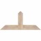 Ekena Millwork Portland Smooth Timber Gable Bracket, Douglas Fir, 48"W x 22"H x 5 1/2"D x 5 1/2"F, 11/12 Pitch GBW048X22X0606POR00SDF - alternate 1